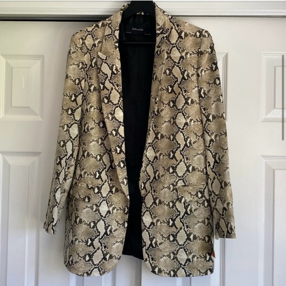 Zara Python print cardigan - Picture 4 of 5
